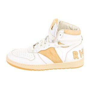 Rhude Leather High Top Sneakers